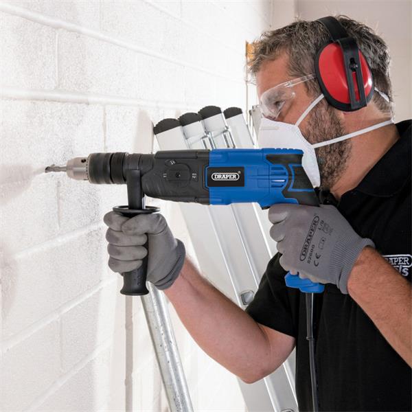 Draper Draper 750W SDS Plus Rotary Hammer Drill 230V – 21018 DRA-21018