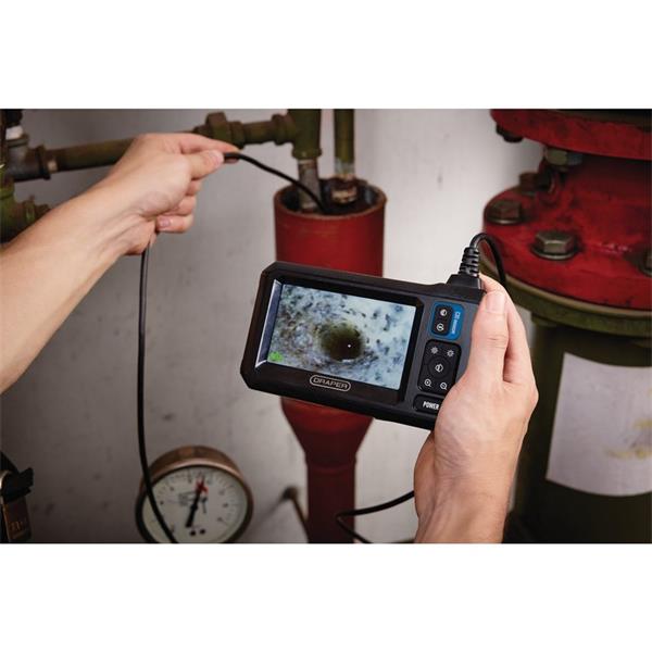 Draper Draper 8mm USB-C Rechargeable Inspection Camera 5m Cable IP67 – 31758 DRA-31758