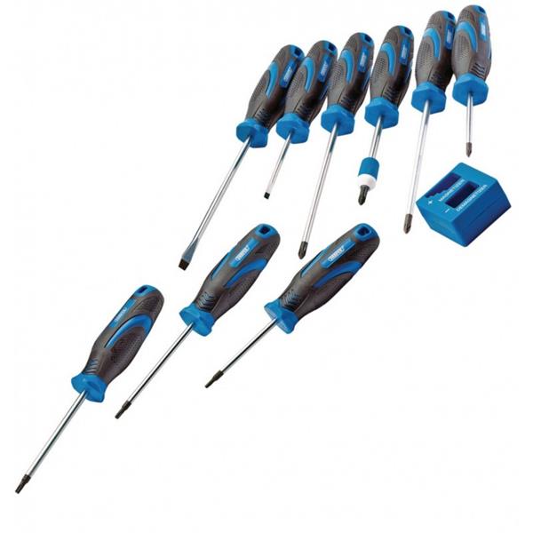 Draper Draper 11 Piece Soft Grip Screwdriver Set with Magnetiser – 99422 DRA-99422