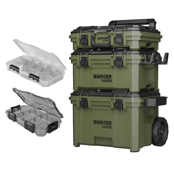 Draper Draper BUNKER Load-Up 9 Piece Rolling Tool Box Set IP65 – 31644 DRA-31644
