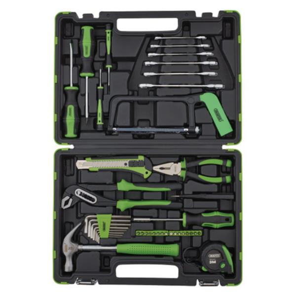 Draper Draper 58 Piece Household Tool Kit Green – 28111 DRA-28111