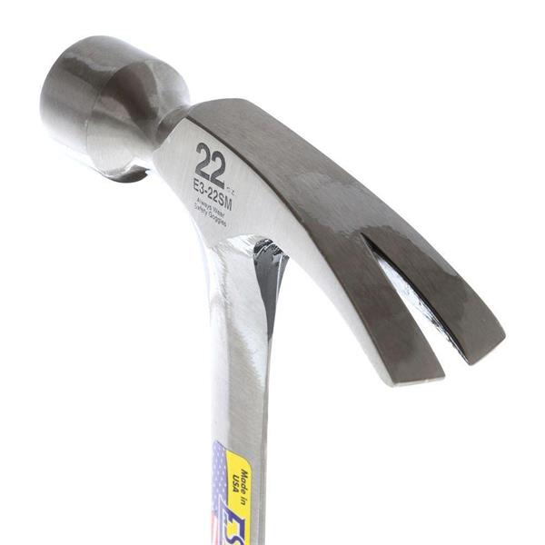 Estwing Estwing 22oz Straight Claw Framing Hammer Milled E3/22SM EST-E3-22SM