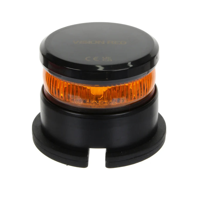 Green Red Spares VisionRed Rechargeable Beacon / Warning Light - V16 Compliant