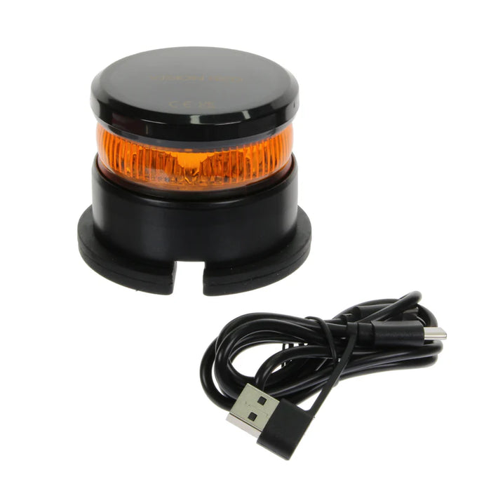 Green Red Spares VisionRed Rechargeable Beacon / Warning Light - V16 Compliant