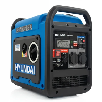 Hyundai Hyundai 2200W / 2.2kW Petrol Inverter Generator, Pure Sine Wave Output, Lightweight, Quiet Running HY2250SI
