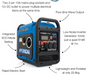 Hyundai Hyundai 2200W / 2.2kW Petrol Inverter Generator, Pure Sine Wave Output, Lightweight, Quiet Running HY2250SI