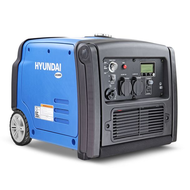 Hyundai Hyundai 3200W Portable Petrol Inverter Generator - Quiet for Camping HY3200SEI