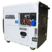 Hyundai Hyundai 6kW/7.5kVA Multi-phase - Single and Three Phase - Silenced Long Run Standby Diesel Generator DHY8000SELR-T