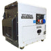 Hyundai Hyundai 6kW/7.5kVA Multi-phase - Single and Three Phase - Silenced Long Run Standby Diesel Generator DHY8000SELR-T