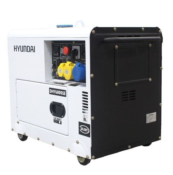 Hyundai Hyundai DHY6000SE 5.2kW ‘Silent’ Standby Diesel Generator DHY6000SE