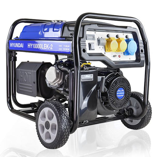Hyundai Hyundai HY10000LEK-2 8kW/10kVA* Recoil and Electric Start Site Petrol Generator HY10000LEK-2