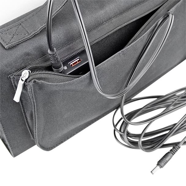 Hyundai Hyundai H60 60W Portable and Foldable Solar Charger With USB and DC Connectivity H60