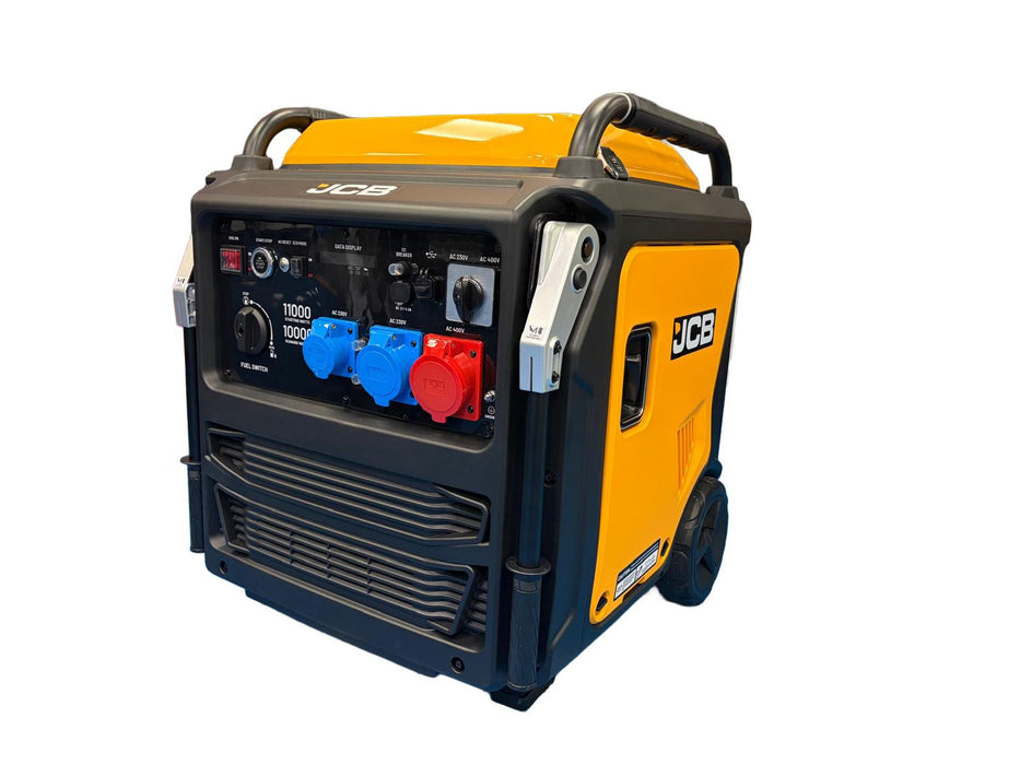 JCB JCB 11kW Petrol Generator – 230V / 400V, Electric Start (JCB-IG12000DVE-3) JCB-IG12000DVE-3
