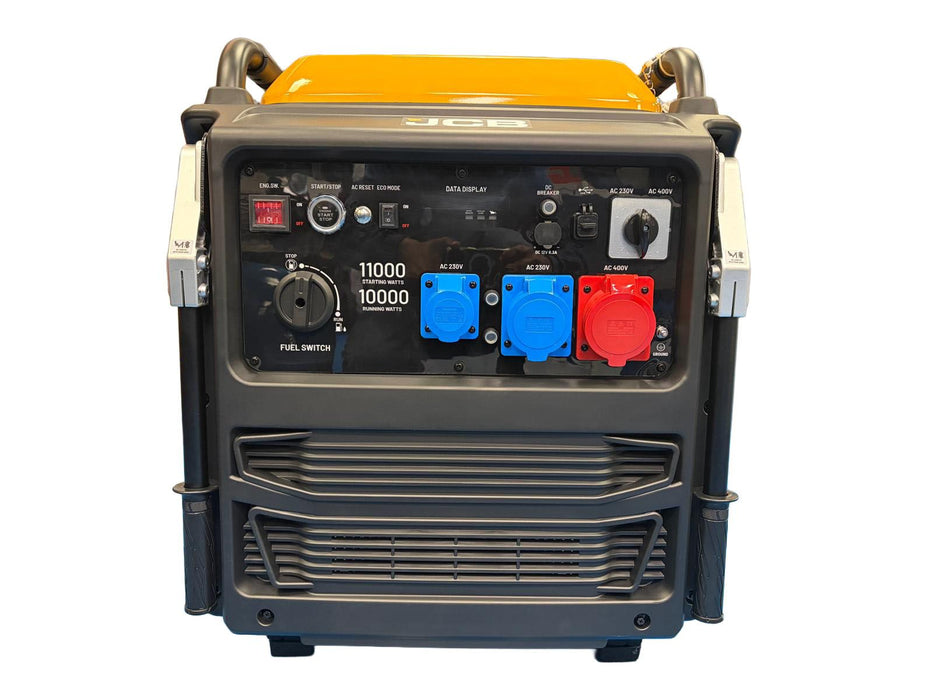 JCB JCB 11kW Petrol Generator – 230V / 400V, Electric Start (JCB-IG12000DVE-3) JCB-IG12000DVE-3