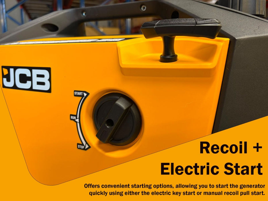 JCB JCB 3500W Portable Petrol Inverter Generator JCB-IG3500E