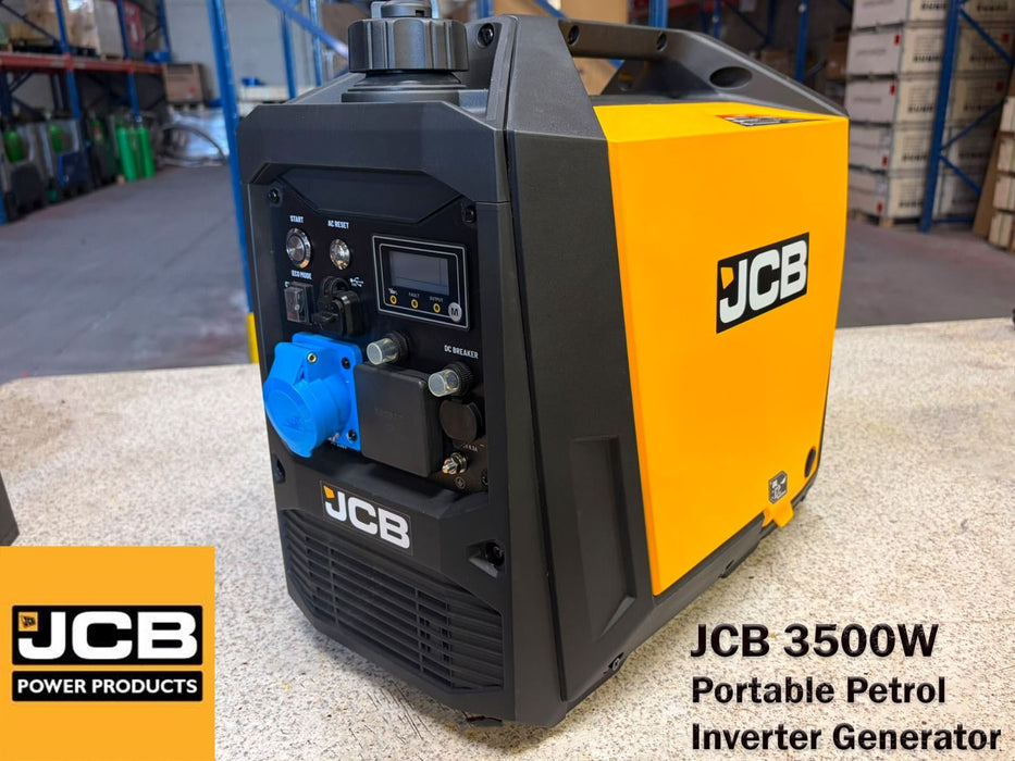 JCB JCB 3500W Portable Petrol Inverter Generator JCB-IG3500E