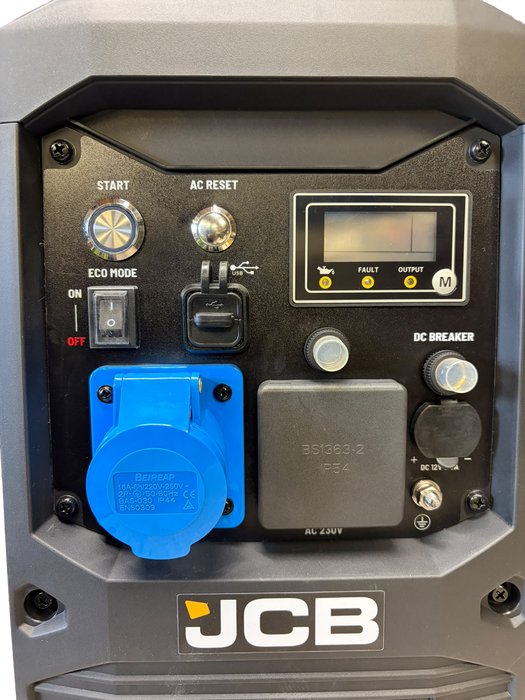 JCB JCB 3500W Portable Petrol Inverter Generator JCB-IG3500E