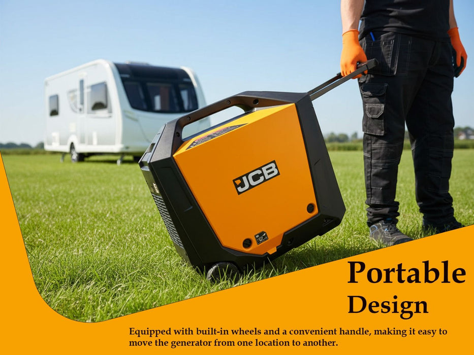 JCB JCB 4200W Portable Petrol Inverter Generator
