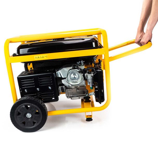 JCB JCB 7.9kW / 9.8kVA Petrol Site Generator, 115V / 230V 15hp 457cc JCB Engine, Recoil & Electric Start JCB-G8000PE