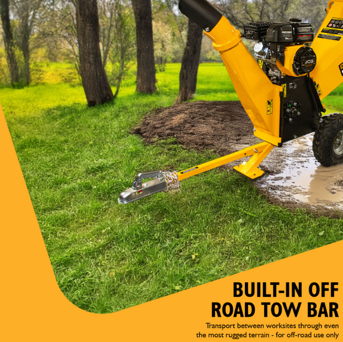 JCB JCB 100mm / 4" Heavy-Duty Petrol Wood Chipper  - CH75100P JCB-CH75100P