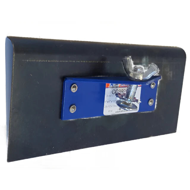 KRAFT 9" x 4" with 1/2" Radius 2-Way Blue Steel Walking Edger