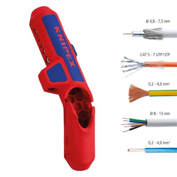Knipex Knipex ErgoStrip Universal Stripping Tool Right Hand KNI-16-95-01-SB