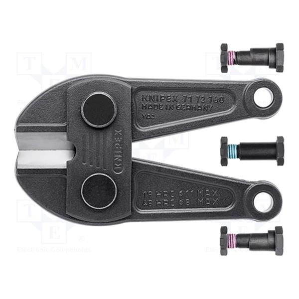 Knipex Knipex 71 79 760 Spare Cutter Head For 71 72 760 Complete With Screws KNI-71 79 760