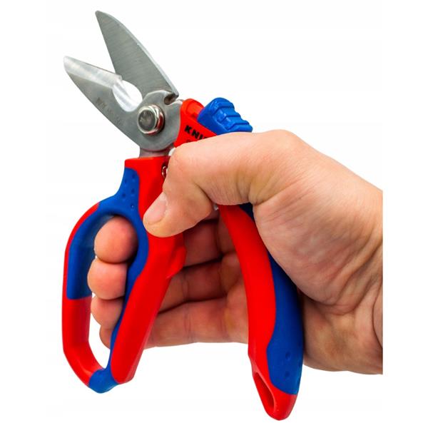 Knipex Knipex 95 05 20 SB Angled Electricians Scissors / Shears 160mm KNI-95 05 20 SB