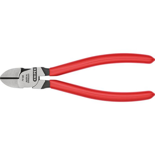 Knipex Knipex 70 01 160 SB Diagonal Cutter Plastic Coated Black Atramentized Polished 160mm KNI-70 01 160 SB