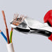 Knipex Knipex 73 05 160 T BK Tethered X-Cut Compact Diagonal Cutter KNI-73 05 160 T BK