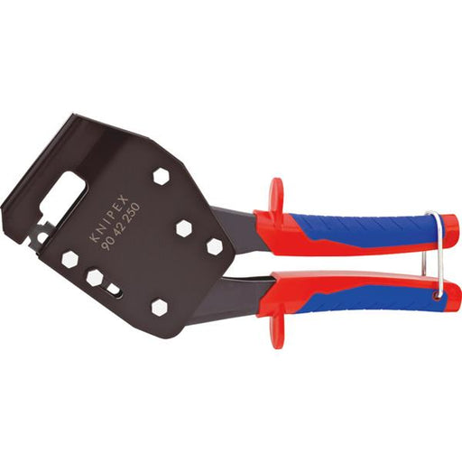 Knipex Knipex 90 42 250 Punch Lock Riveter With Multi-Component Grips Burnished 250mm KNI-90 42 250
