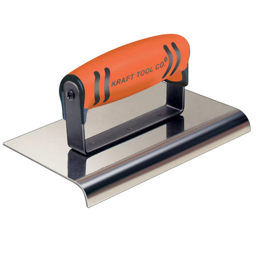 KRAFT KRAFT  10" x 4" 3/8"R Stainless Steel Highway Edger with ProForm® Handle CF159PF