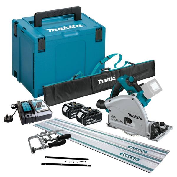 Makita Makita Twin 18V LXT Brushless 165mm Plunge Saw – DSP600 DSP600-3