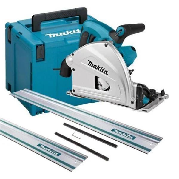 Makita Makita 165mm Plunge Saw with 2 Rails & Joining Bars – SP6000K1