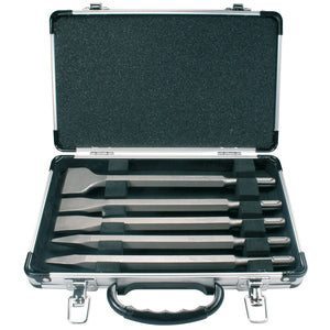Makita D-16368 Makita SDS-PLUS Chisel Set Bull Point /2 x Cold Chisel /Scaling Chisel 250mm 5 pcs D-16368