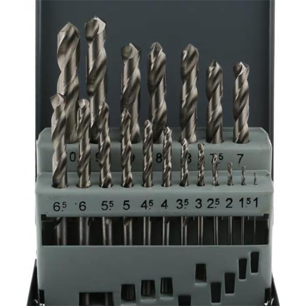 Makita Makita 19 Piece HSS Ground Drill Bit Set 1-10mm – P-19906 P-19906