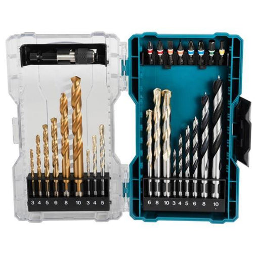 Makita Makita E-07032 - 25mm Bit, 60mm Sleeve Chk Holder - Wood/Metal/Masonry Drill Bits - 27pcs E-07032