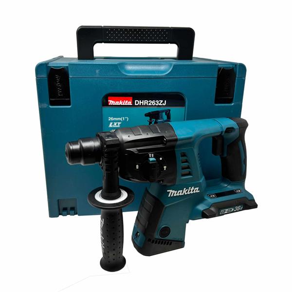 Makita Makita Twin 18V LXT 26mm SDS Plus Rotary Hammer Bare Unit in MakPac – DHR263ZJ DHR263