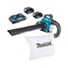 Makita Makita Twin 18V LXT Brushless Leaf Blower Kit 2x 6.0Ah – DUB363PG2V DUB363