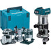 Makita Makita DRT50ZJX3 18V 1/4-3/8" 18V Router/Trimmer With 4 Bases (Bare Unit) DRT50