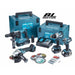 Makita Makita 18V LXT 4 Piece Kit with 3x 5.0Ah Batteries & MakPac Cases – DLX4195JX1 DLX4195