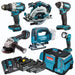 Makita Makita 18V LXT 6 Piece Cordless Kit 3x 5.0Ah – DLX6130TX1 DLX6130