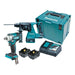 Makita Makita 18V LXT Brushless Impact Wrench & SDS Plus Twin Kit 2x 5.0Ah – DLX2372TJ DLX2372