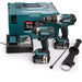 Makita Makita 18V LXT Combi Drill & Impact Driver Twin Kit 2x 5.0Ah – DLX2145TJ DLX2145