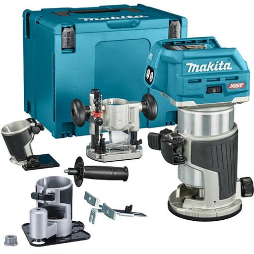 Makita Makita RT001GZ16 40V XGT 1/4" & 3/8" Router Trimmer with Base (Bare unit) RT001