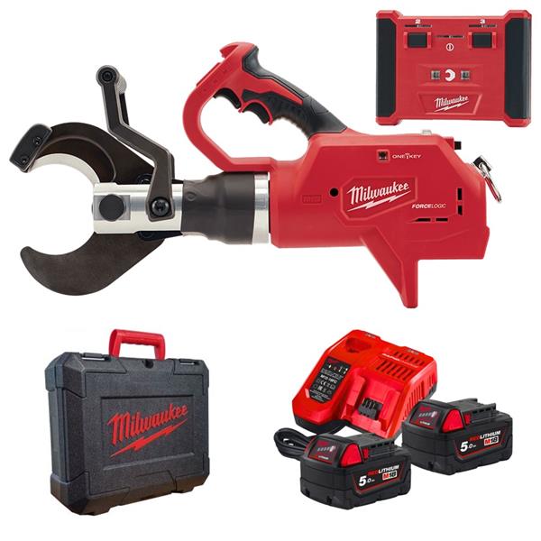 Milwaukee Milwaukee M18HCC75R-502C 75mm Hydraulic Remote Underground Cable Cutter 4933459272