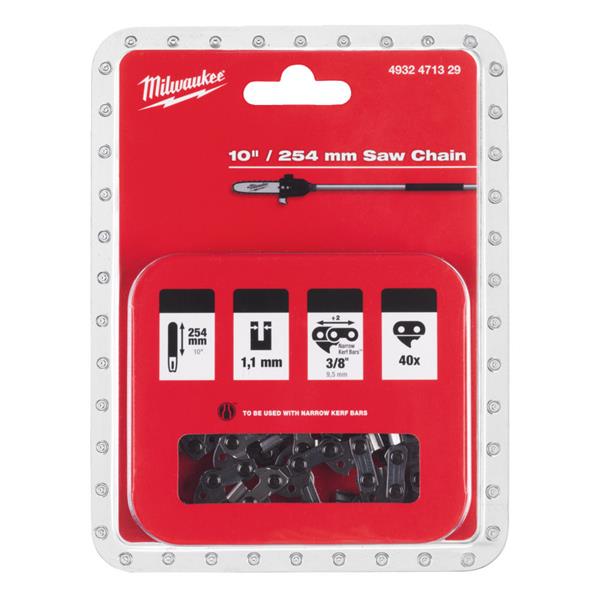 Milwaukee Milwaukee 3/8x254x1.1 Replacement Saw Chain to fit the M18FOPH-CSA - 1pc 4932471329