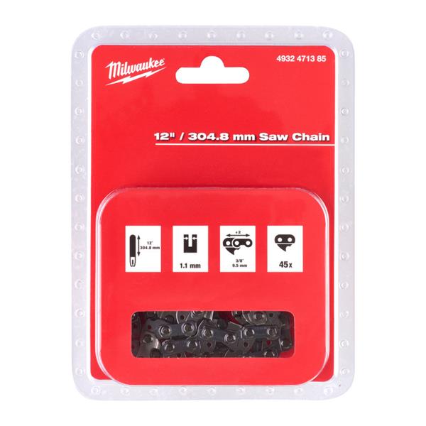 Milwaukee Milwaukee 3/8x304.8x1.1 Replacement Saw Chain to fit the M18FCHSC - 1pc 4932471385
