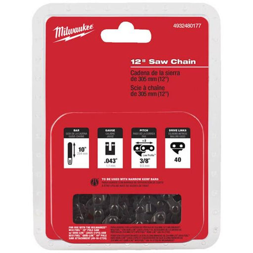 Milwaukee Milwaukee 300mm (12") Chainsaw Chain (for M18FTHCHS30) 4932480177