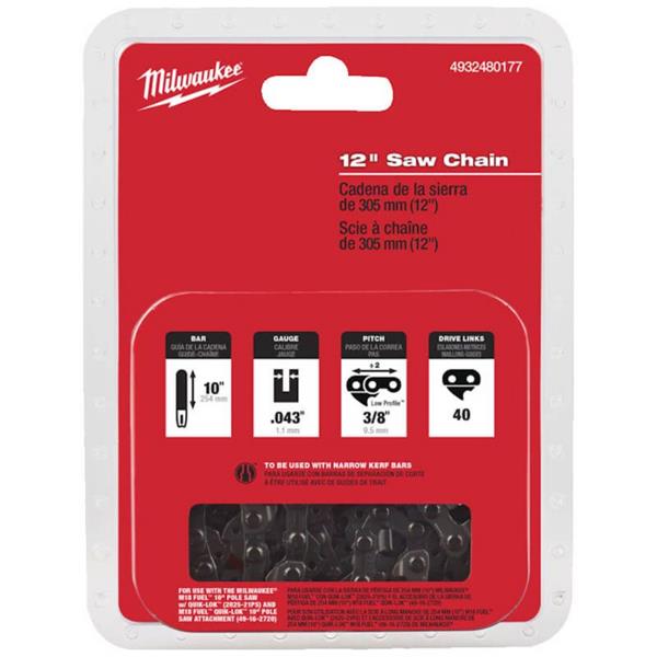 Milwaukee Milwaukee 300mm (12") Chainsaw Chain (for M18FTHCHS30) 4932480177